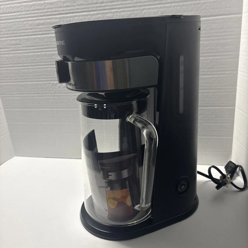OVENTE CMT215B 3L Iced Tea & Coffee Maker Black/Silver Auto Shut-Off Filter